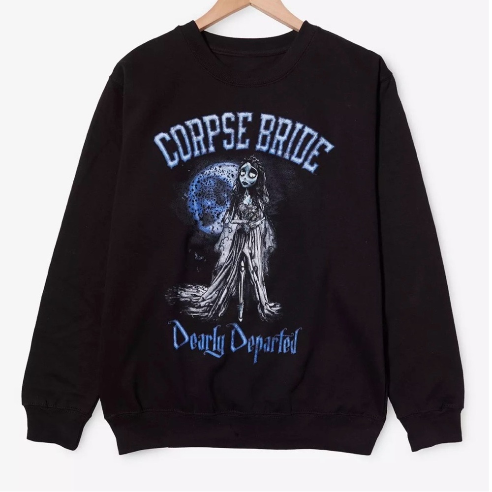 Corpse Bride Dearly Departed Black Sweatshirt